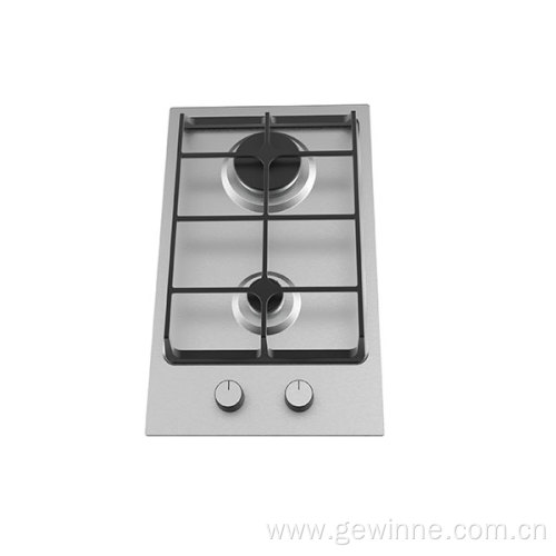 30cm Built-in gas hob with 2 burners cooktops